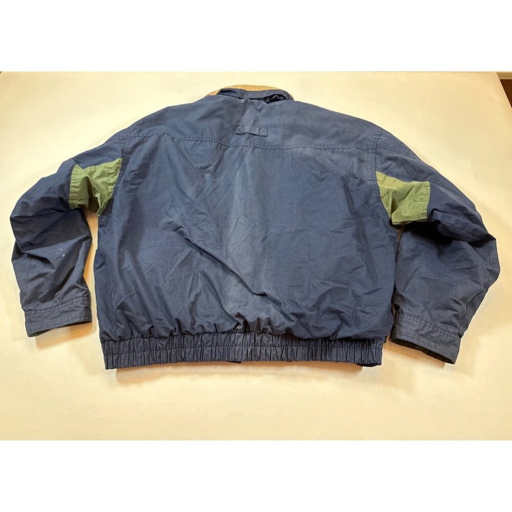 WinnerMate Sportswear Blue Colorblock Jacket Sz XXL 90s Style Outerwear (BB308) - Picture 10 of 11